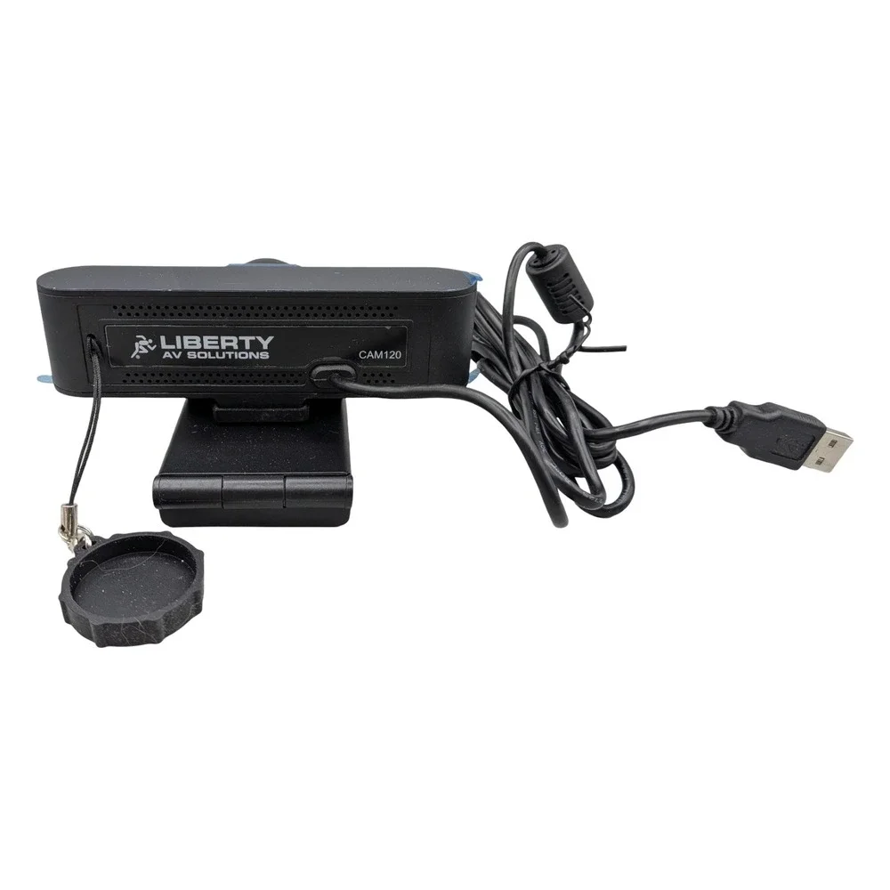 Liberty AV Solutions CAM120 USB Webcam Black 1080p Video Conferencing Camera